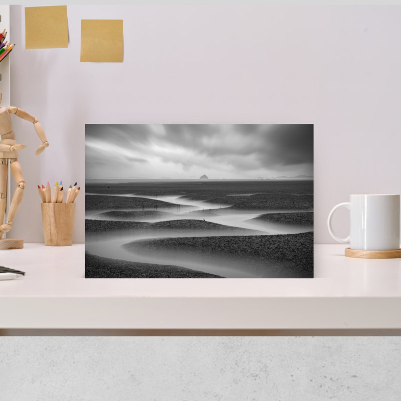 Reproduction d'art mural Misty Tidal, H 12 po x l 18 po