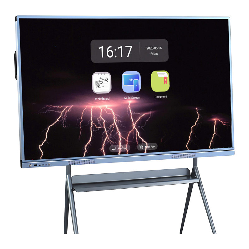 JYXCN Smart TVs 4K Video Conference Touch Interactive Board 75" All-in-One Wireless Collaboration Display for Classroom Office