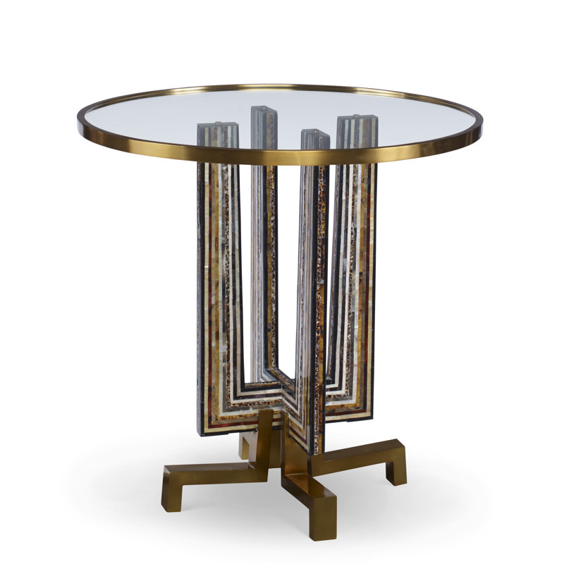 Maya Glass End Table