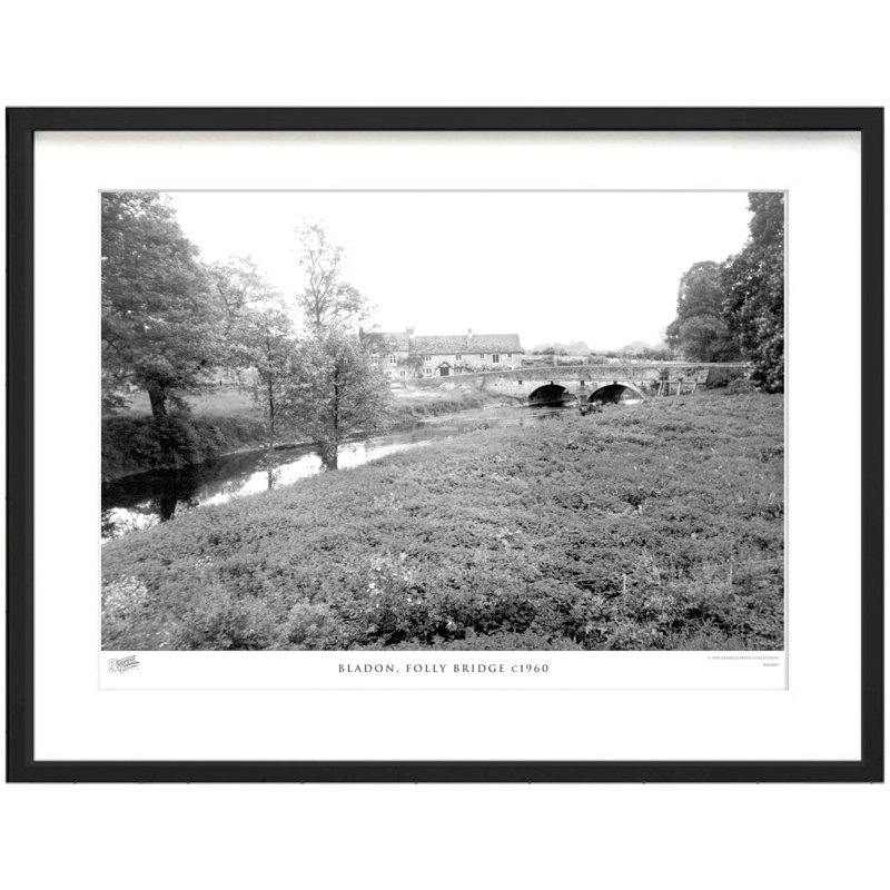 Bladon, Folly Bridge C1960 by Francis Frith - Single Picture Frame Print, 28cm H x 36cm W x 2.3cm D