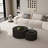 Vertical Stripe Design Nesting Coffee Table Set for Living Room, Bedroom-49492319-5508842