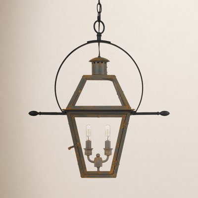Amber Outdoor Pendant Light