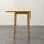 Amneek 2 -Person Drop Leaf Walnut Solid Wood Dining Set