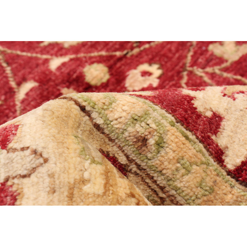 One-of-a-Kind 4'2" X 6'1" New Age Wool Area Rug in