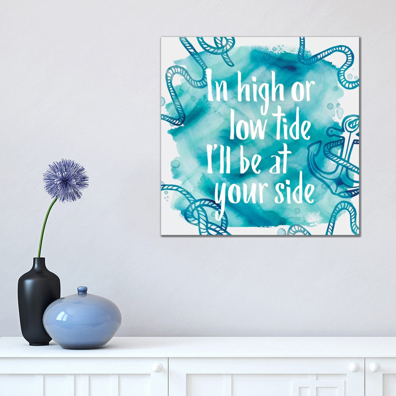 In High Tide - Wrapped Canvas Print, 45.72 cm H x 45.72 cm W x 3.175 cm D