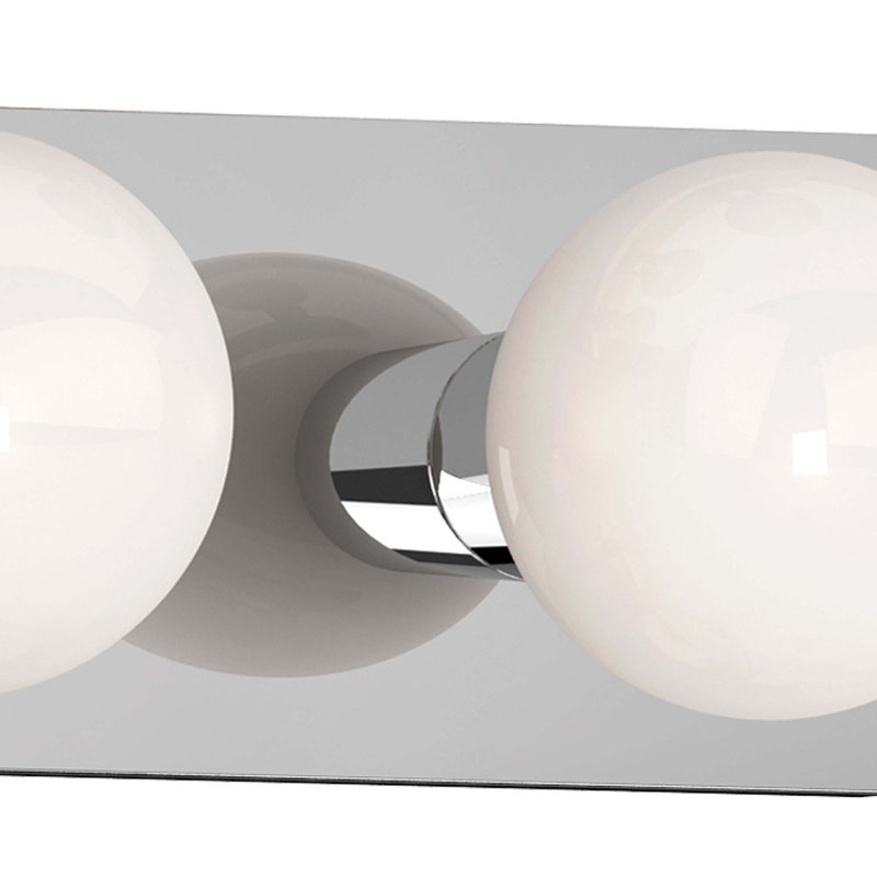 3-Light Indoor 18"W Chrome Wall Mount Vanity Light Bath Bar, Chrome
