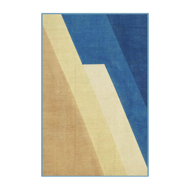 Abstract Indoor Rug, Rectangle 7' x 9'