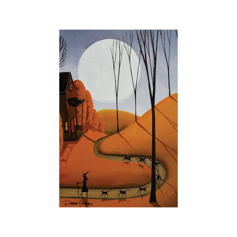 Cat Walk - Wrapped Canvas Painting, 66.04 cm H x 45.72 cm W x 1.91 cm D
