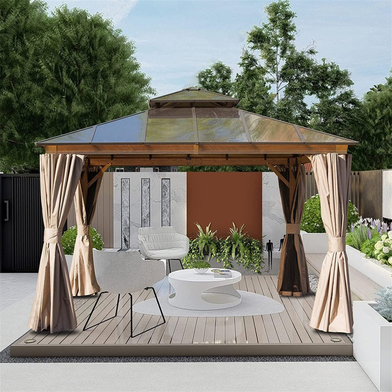 Sinachi 12 Ft. W x 12 Ft. D Aluminum Patio Gazebo