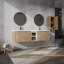 Meuble-lavabo mural avec lavabo et armoire latérale-883072574