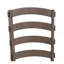 Ensemble de 2 chaises d'appoint en tissu gris Pacaline