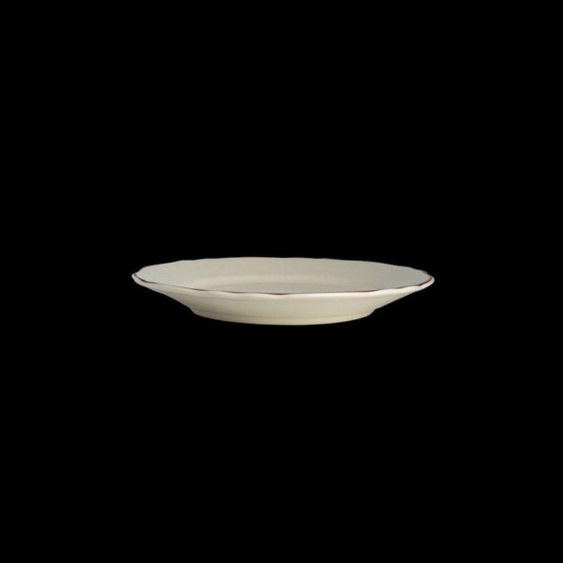 STYLELINE Maroo Plate Styleline, Blanc/rouge