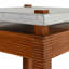 Norman Wyatt Home - Support pour plante fougère - H 30 po - Gris ciment et cerise zébrée-476029888