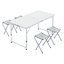 Krispin 4 - Person Patio Dining Set with Rectangular Table