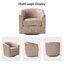 Fauteuil demi-tonneau pivotant Amiir avec ressorts ensachés intégrés-1823835449
