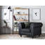 Ellicott Faux Leather Chesterfield Chair