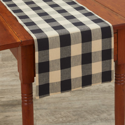 Amair Rectangular Plaid Table Runner