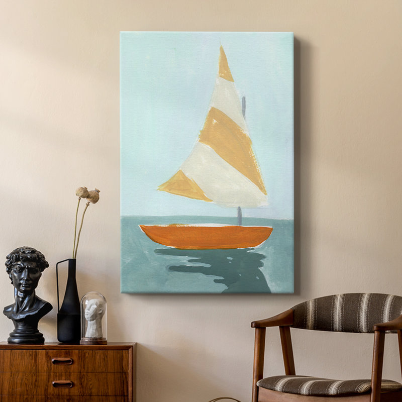 Petite voile I - galerie sur mesure, H 18 po x l 12 po