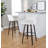 Cassiopeia Fixed-Height Fabric Upholstered Bar & Counter Stool with Bent Wood Legs-94885156-94885157-94885161