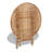Mira 4 - Person Bamboo Solid Wood Patio Dining Set Round Table