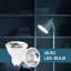 GU10 LED Bulbs Cool White 6400K Light Bulb 7W (70W Spotlight Bulb Equivalent) 700Lumens, Energy Saving GU10 Non-Dimmable LED Bulbs-130192397-130192400