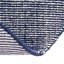 Tapis uni / rayé couleur bleu-ivoire Liabah-1378155460