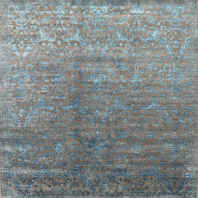 Tapis oriental brun / bleu Paulis