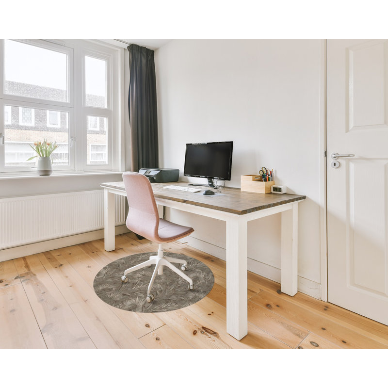 Kayleeanne Hard Floor Straight Round Chair Mat
