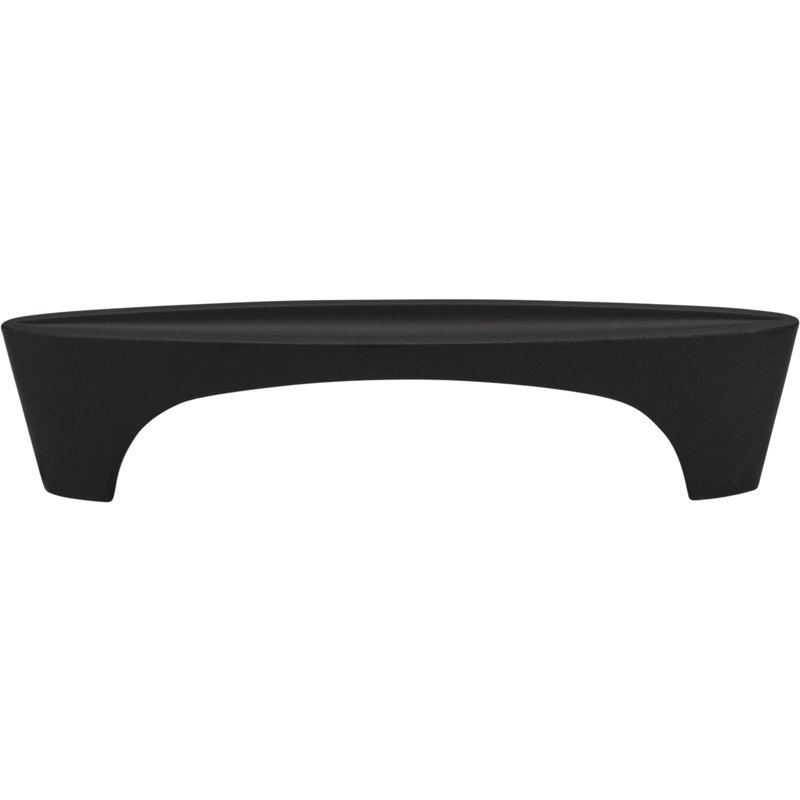 Matte Black Modern Bar Handle with Mounting Hardware