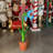 Small Blue Narcis In Pot Flower Statue