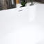 68.9'' x 29.5'' Freestanding Soaking Solid Surface Bathtub