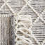 Tapis gris / ivoire tissé à la main en laine / coton Perkinsville-438788027