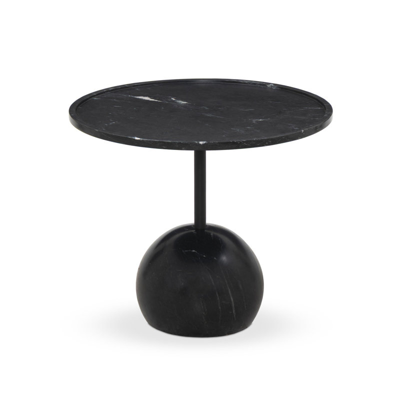 Table de bout en marbre, Marbre noir