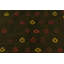 Tapis de zone en laine vert 4 pi 3 po x 4 pi 4 po one-of-kind-noué la main Earley