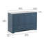 Ensemble de meuble-lavabo sur pied simple 48,5 avec plateau Emlyn-396899541
