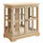 LED Curio Display Cabinet,Antique Display Cabinet with Adjustable Shelves,Retro Design Quality Showcase with Lattice Doors Elegant Bookcase and Storage Cabinet for Home Decor and Organization-635309235