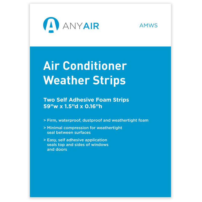 AM Series ANYAIR AMWS Air Conditioner Weather Strip