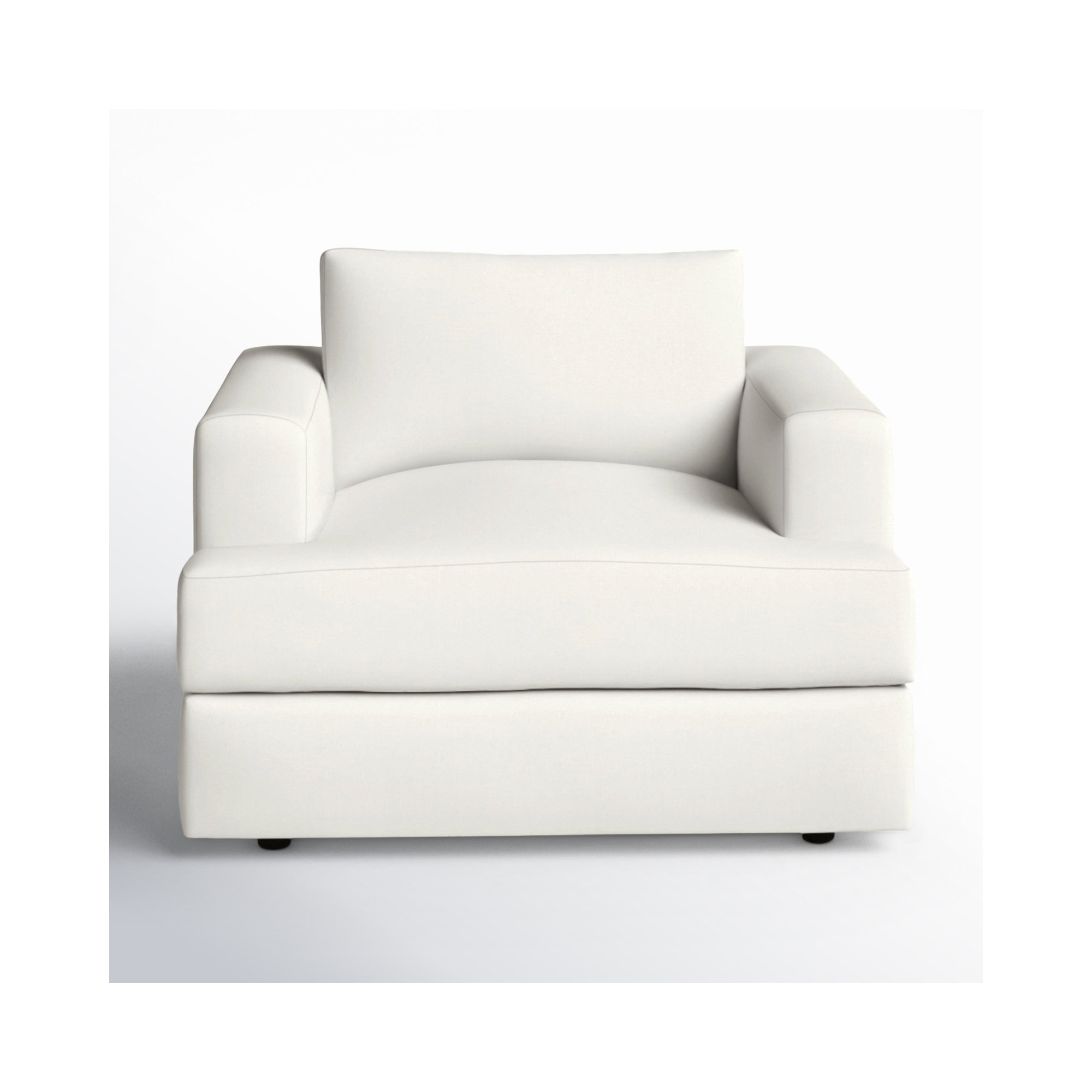 Cayden Upholstered Chair And A Half, Bayou Off White Canvas
