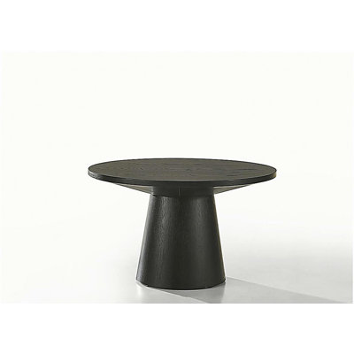 Table basse ronde noire l 29 po Jacopo
