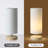 Lampe de table en bois massif Yurith