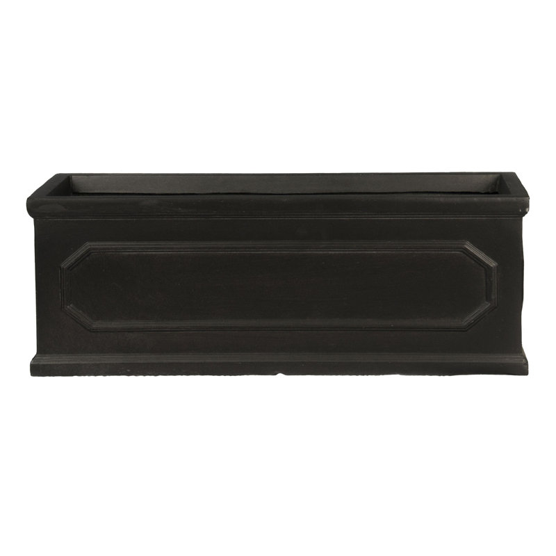 Chelsea Planter Box, Dark Grey, 8.66cm H X 23.66cm W X 8.66cm D