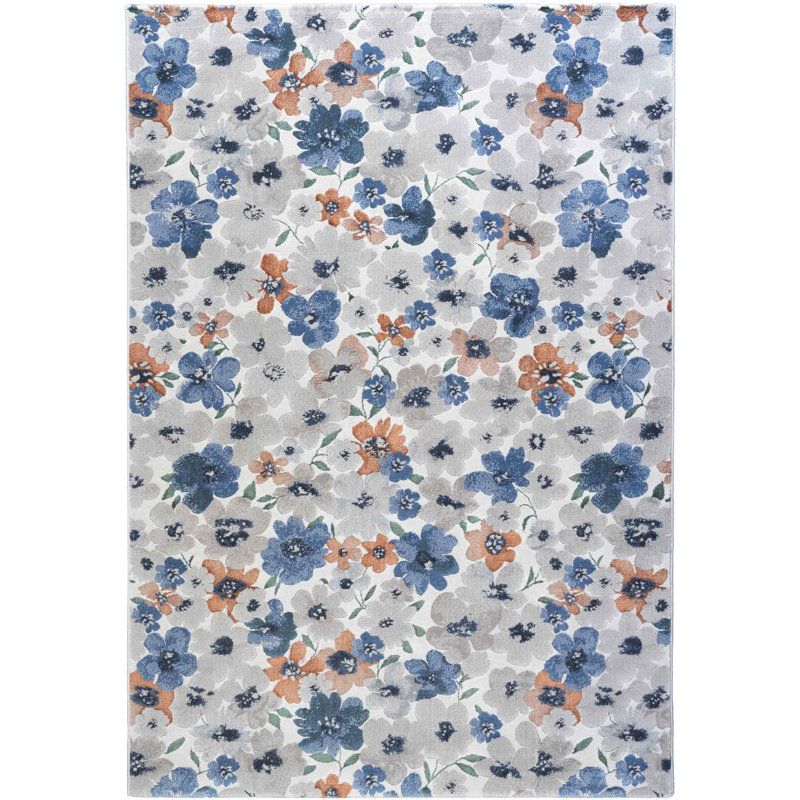 Ayan Floral Area Rug, Rectangle 133 cm x 195 cm