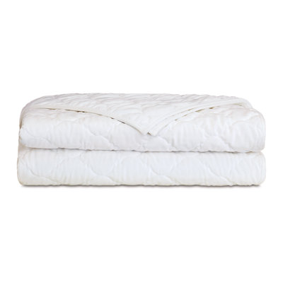 Couvre-lit blanc Viola (T)