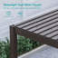 Pergola métallique à lames orientables avec éclairage solaire DEL et toit réglable-135824154-135824158