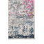 Tapis rose / orange à motif abstrait durable Nieve-68028183