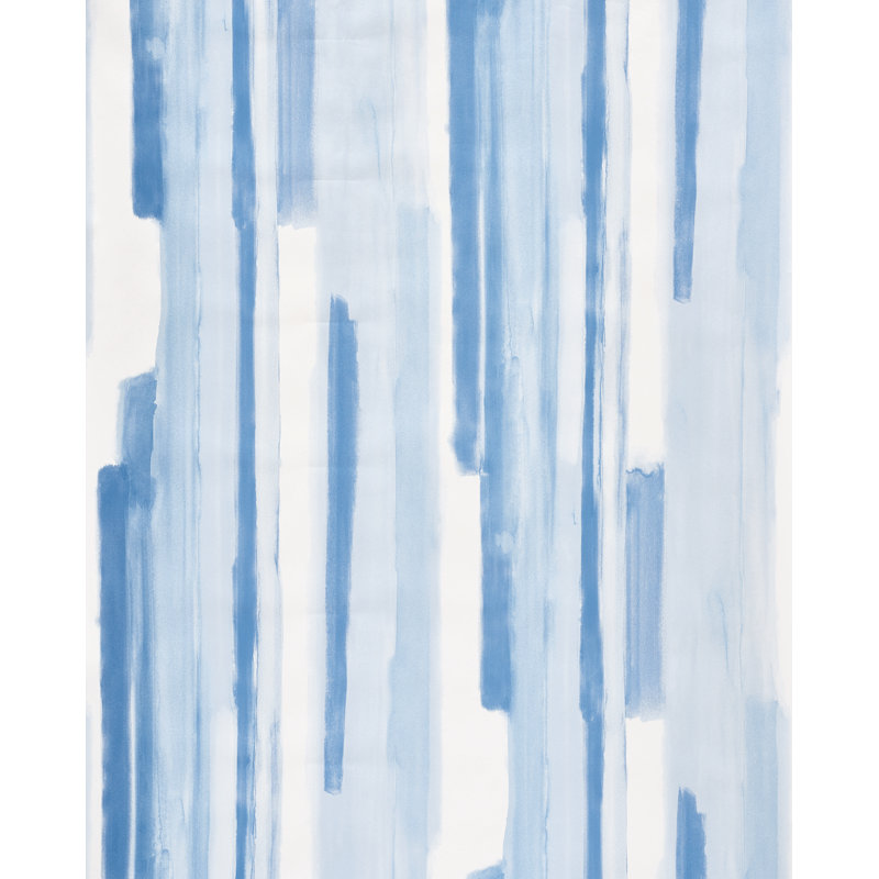Papier peint aquarelle Schumacher x Miles Redd, Bleu