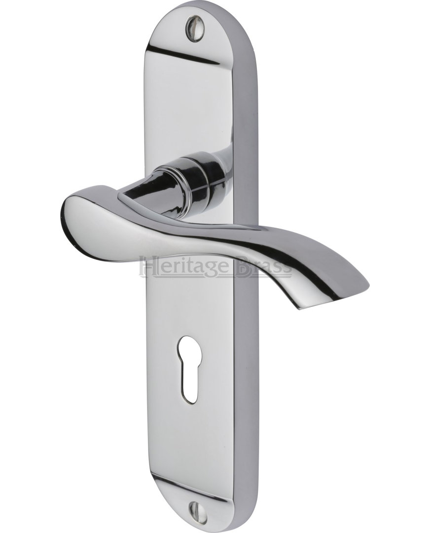 Heritage Brass Heritage Door Handle Lever Lock Algarve Design