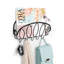 Leaf Metal Wall Organizer with Key Hooks