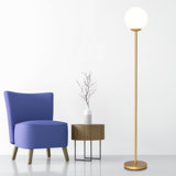 Telesphoros 65'' Gold Traditional Floor Lamp
