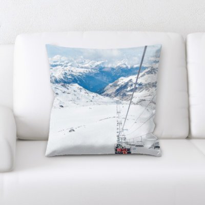 Winter Feeling Throw Pillow